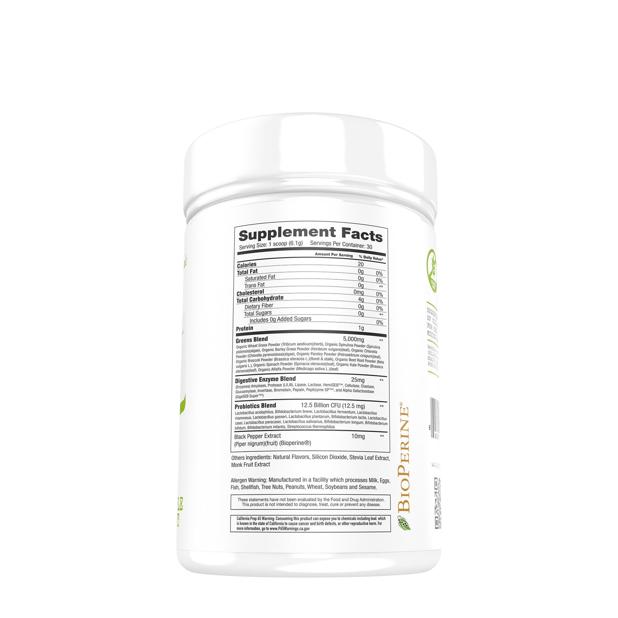 Greens Superfood - Apple Mint - 6.46 oz. (30 Servings)